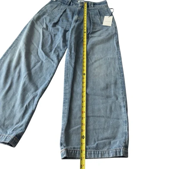 Citizens Of Humanity Cara Cropped Pleated Trouser Pant Chalice Sz 27 NWT